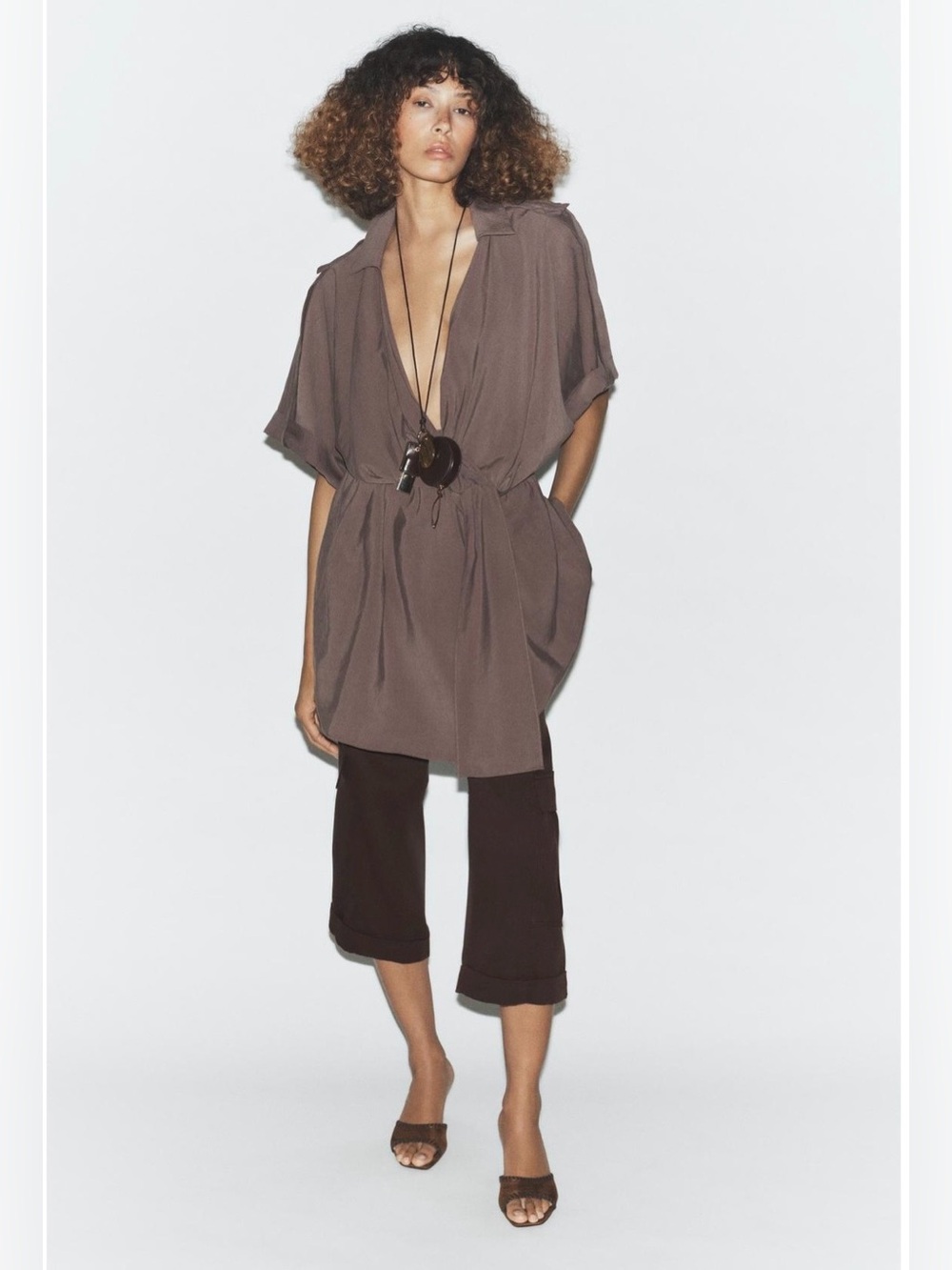 SHORT WRAP DRESS